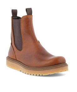 بوت زنانه 21760301053 ECCO STAKER CHELSEA | چرم اصل، راحتی بالا، استایل کلاسیک